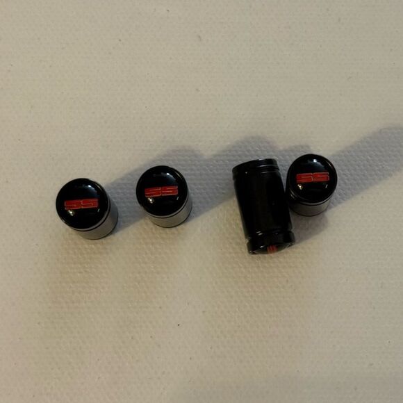 Other - SS Super Sport Valve Stem Caps in Black Set of 4 NWT
